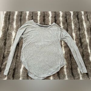 Gray Long Sleeve Nike Top